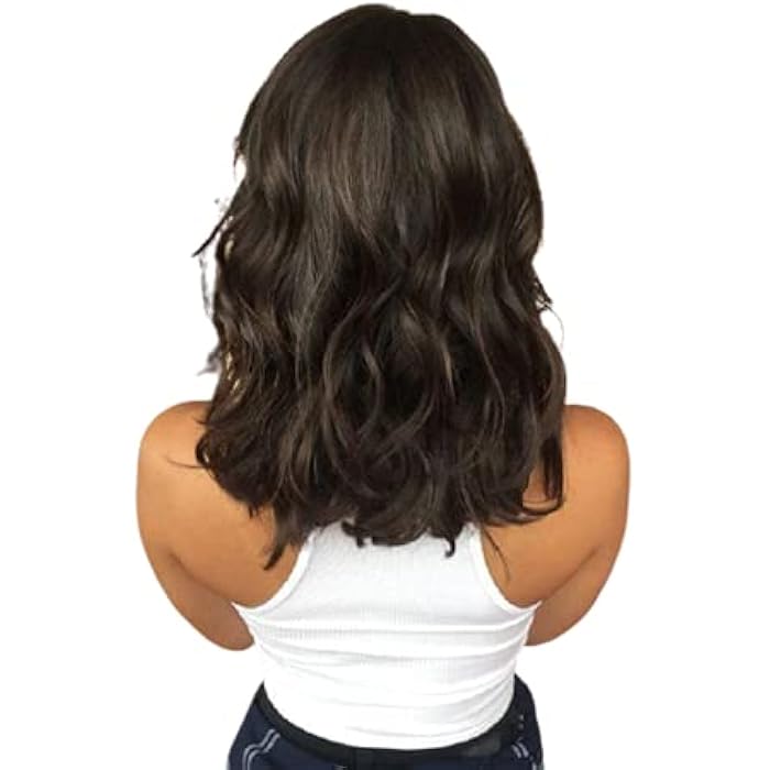 DILLARDS Wavy Shoulder Wig - Brown - Image 1